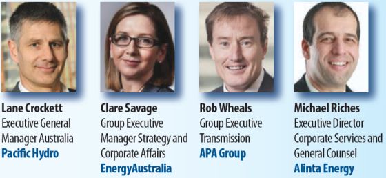 Speakers at Eastern Australia's Energy Markets Outlook conference in Sydney 2014
