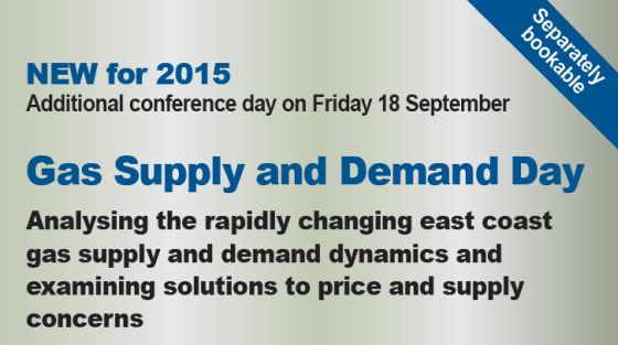 Eastern Australias Energy Markets Outlook 2015 conference Sydney - Gas Supply and Demand Day